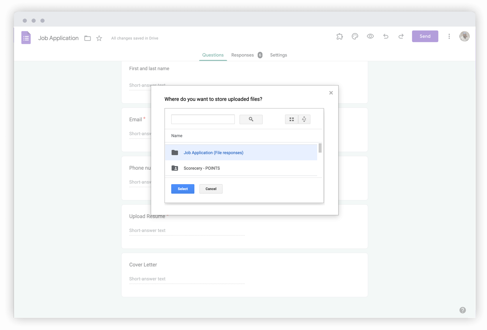 Automatically sync uploaded files to Google Drive on form submission