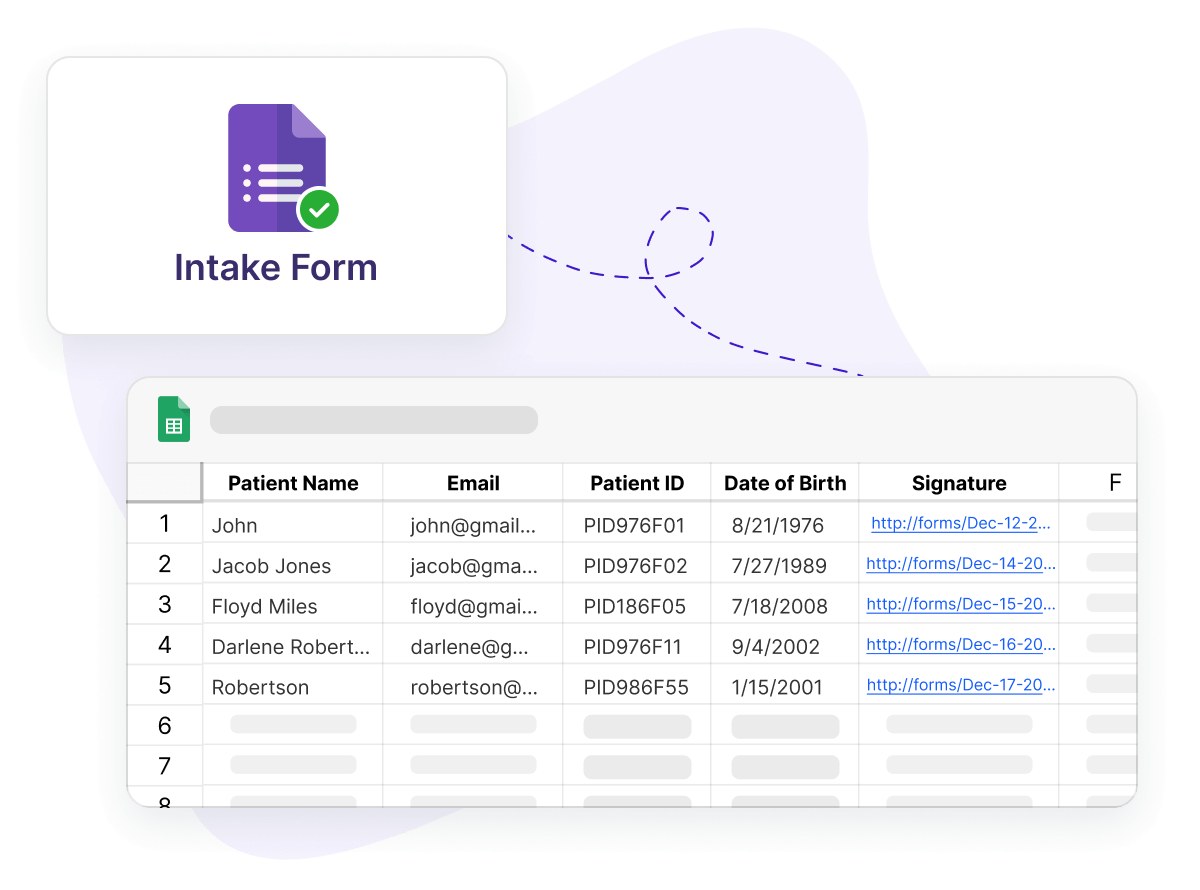 Every response in Google Sheets