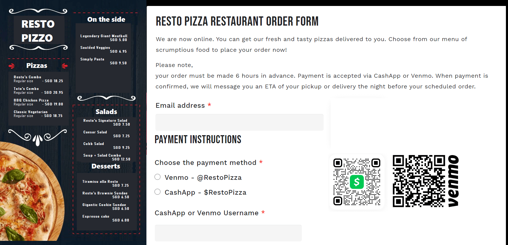 Accept peer to peer payment methods such as Paypal, Venmo, Cash App or UPI using a semi-automated process