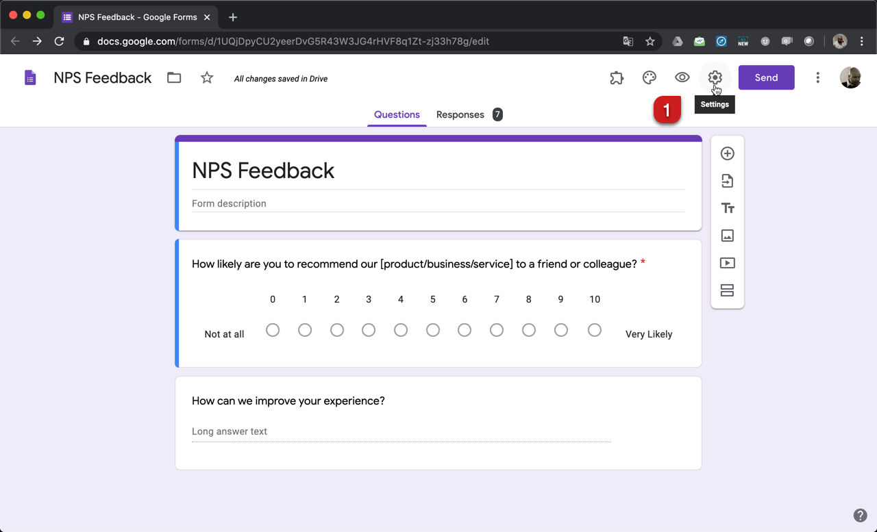 How to edit google forms responses after submit?