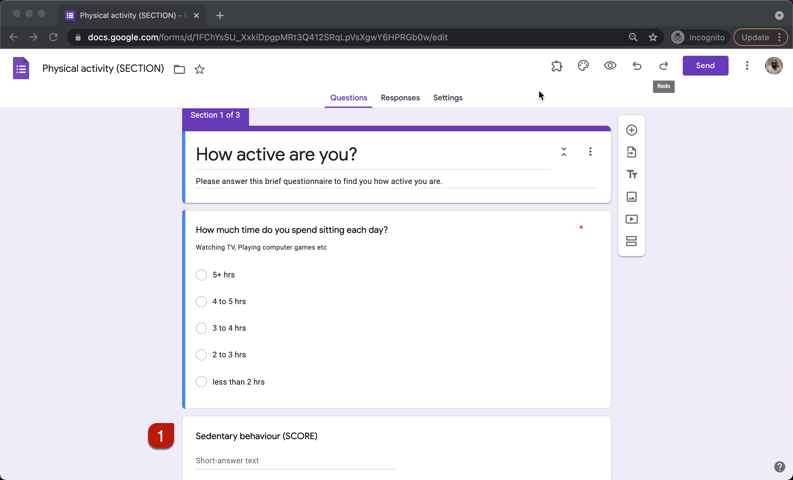 How To Go to a Section Based on a Specific Answer in Google Forms