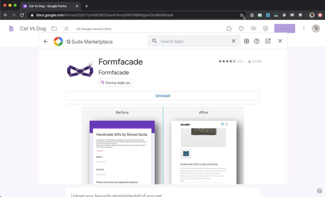 Formfacade How to Embed Google Forms in Squarespace?