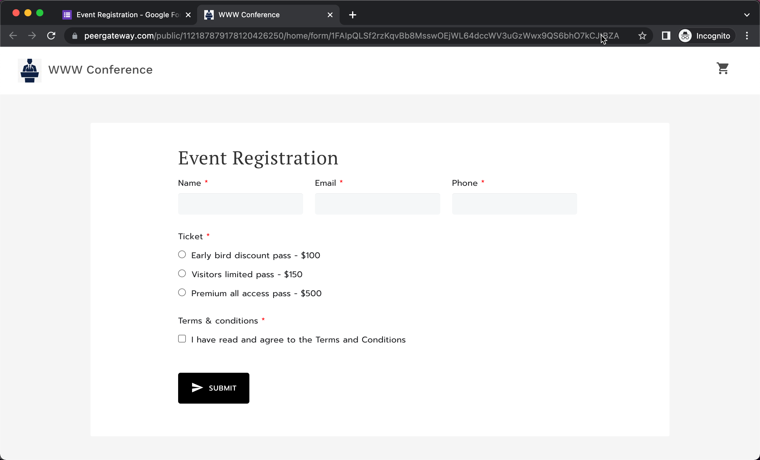 When you select a compact layout, short answer, dropdown, date questions will be displayed in a 3-column layout while multiple choice, checkboxes, paragraph questions will be displayed in a single column layout.