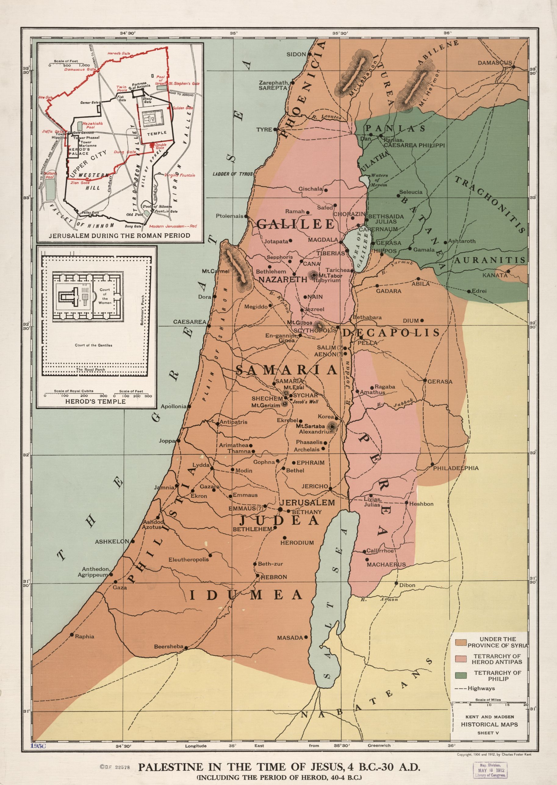 Palestine: ~ 4 BCE