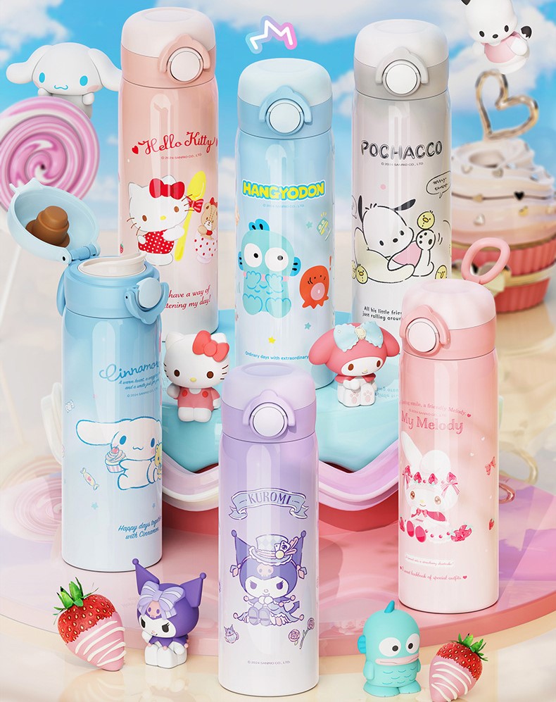 Quality 316 stainless steel Sanrio thermal flasks