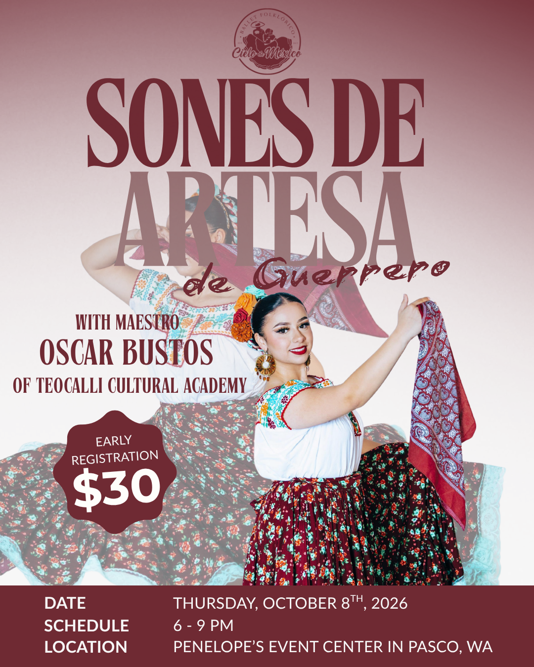 Sones de Artesa De Guerrero Workshop Registration Form