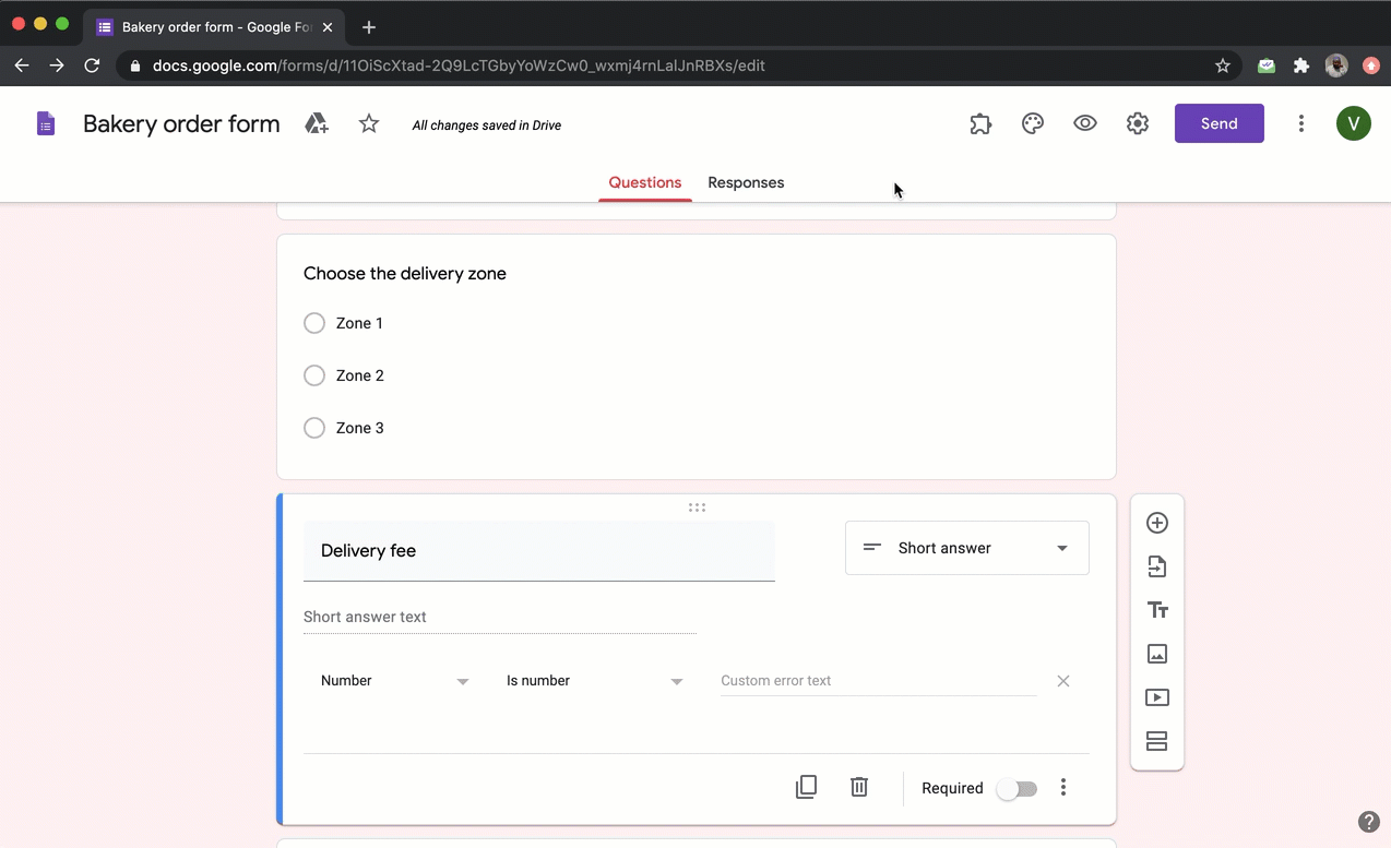 Step 3: Click on the Addon icon > Select Neartail > Select Customize this form > Click on the Proceed button.