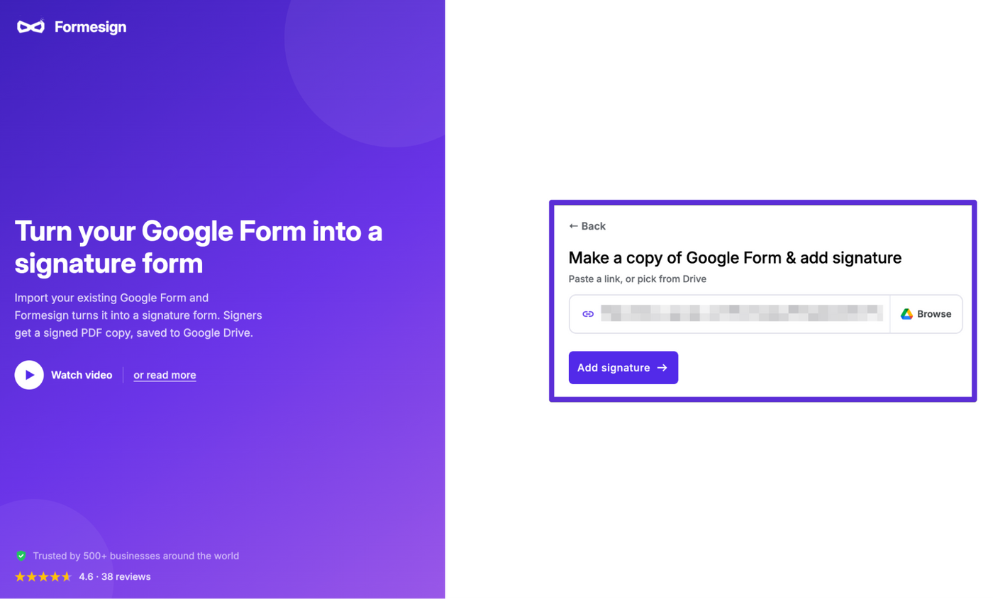 Welcome! In this blog, we are going to be looking at how to collect legally binding signatures in Google Forms using Formesign, and how to verify that a signed document has not been changed after it was signed.