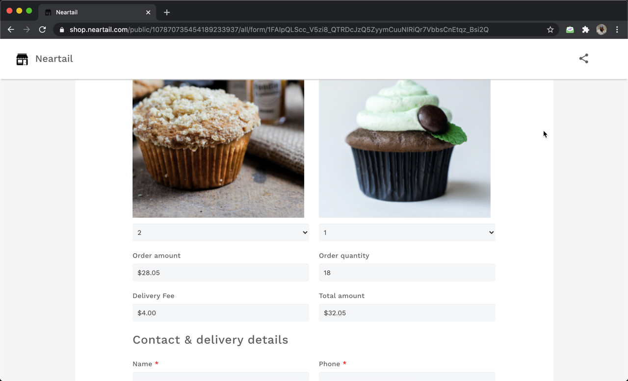 You can use the QUANTITY function to calculate the order quantity and then write formulas based on this order quantity to apply a per-item shipping fee, a tiered shipping fee & other advanced shipping fee options.