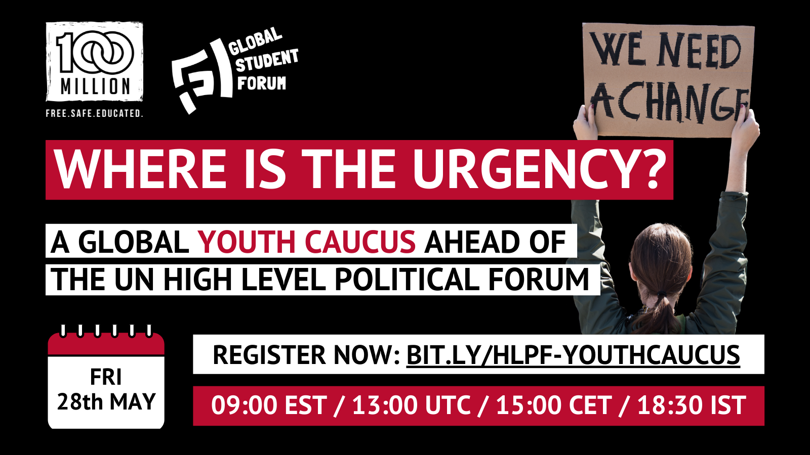 Where is the urgency? A global youth caucus ahead of the High Level Political Forum