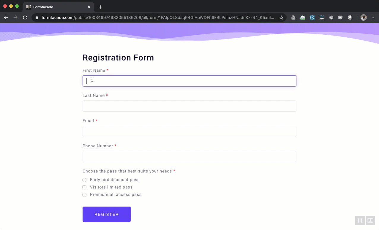 You can change the default confirmation message in Google Forms, but it does not allow you to personalize the confirmation message for each user. You can use the Formfacade add-on to personalize the confirmation message based on the form responses.