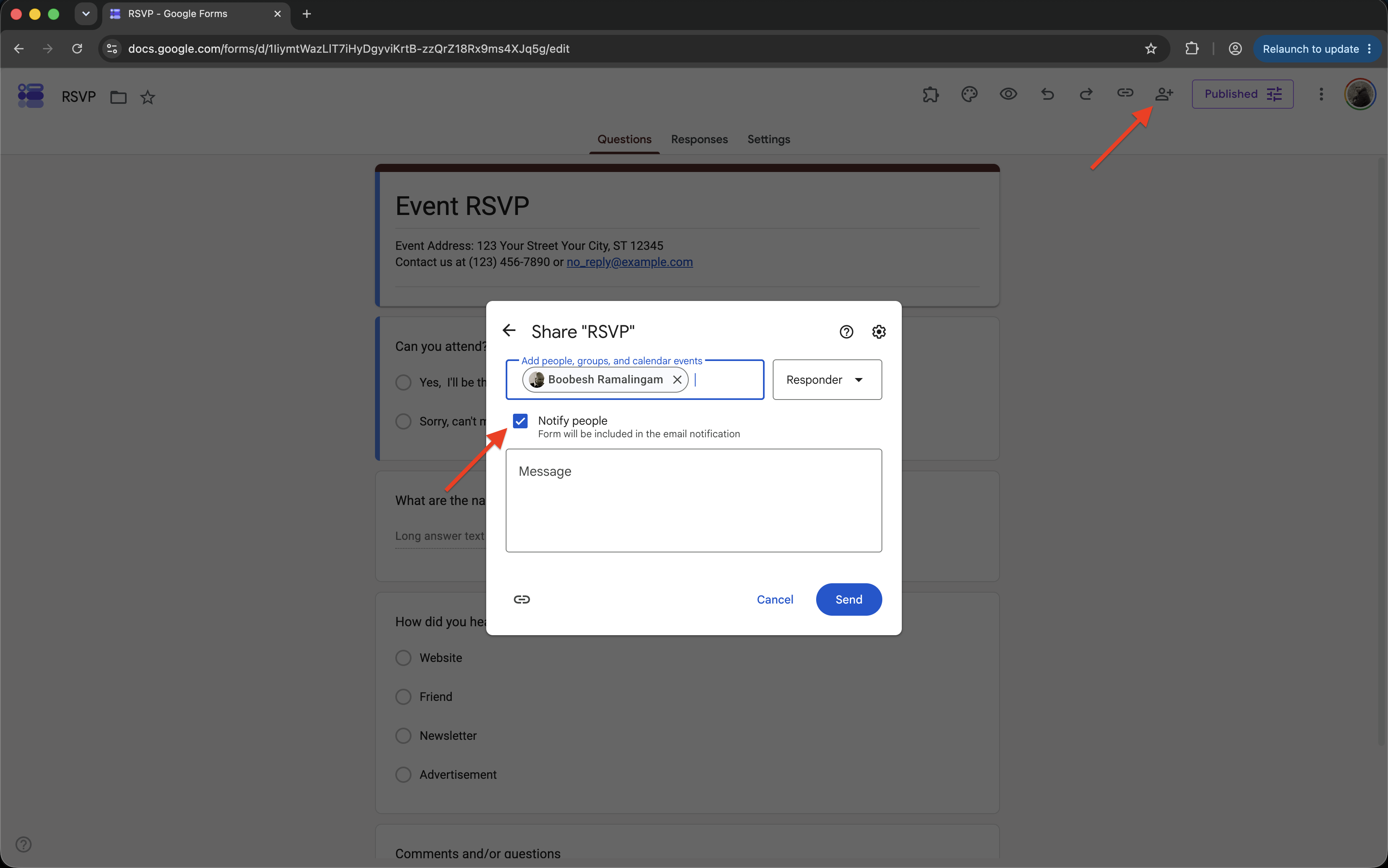 You can embed your Google Forms on your website, send it via email, share a link, or use the Formfacade add-on to embed it without an iframe, matching your website's theme. 