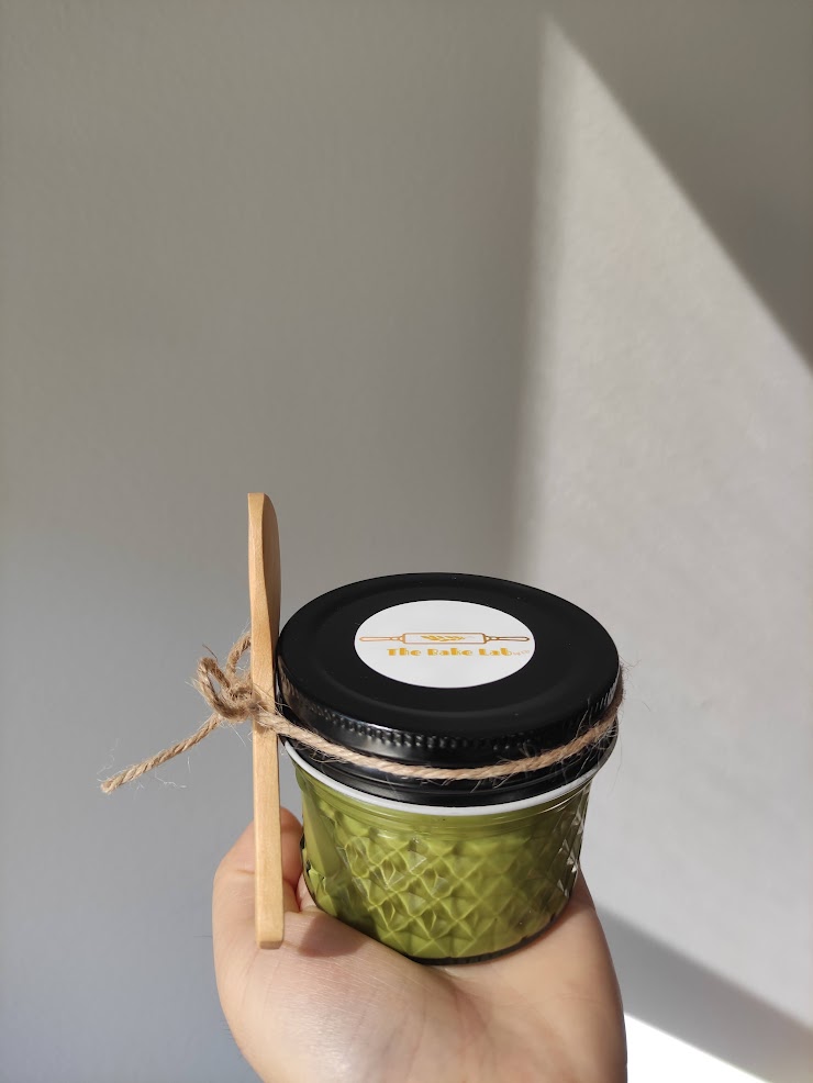 NEW：Matcha white chocolate spread 抹茶白巧克力酱 (4 oz glass jar)