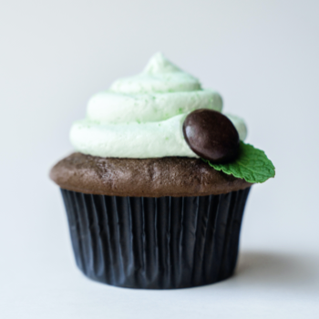 Mint cupcake