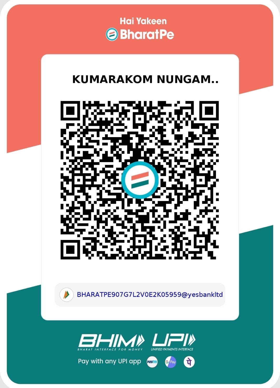 PAYMENT SCREENSHOT TO BE ATTACHED