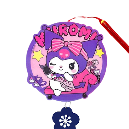 PVC Round Lantern - PurpleBG Kuromi $3.20