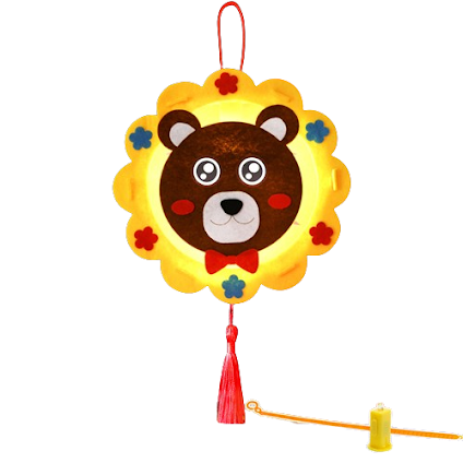 DIY Felt Lantern - Bear $2.99