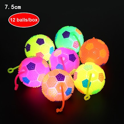 LED Rubber Stress Balls (Box of 12) $8.88