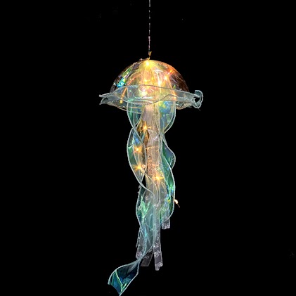 Jelly Fish Lantern - Blue $1.99