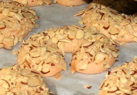 ERGOLAVOS (almond crescent cookies)  1/2 DOZEN