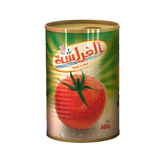 Tin tomato paste 400g  {Alfarasha}