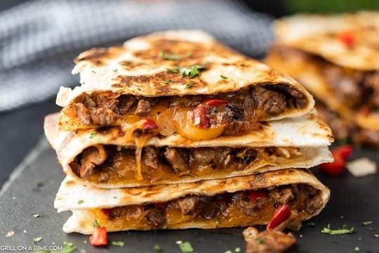 Steak-n-Onion Quesadilla
