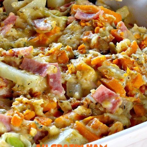 Ham & Cheese Potato Bake