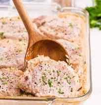 Creamy Pork Chop w/rice