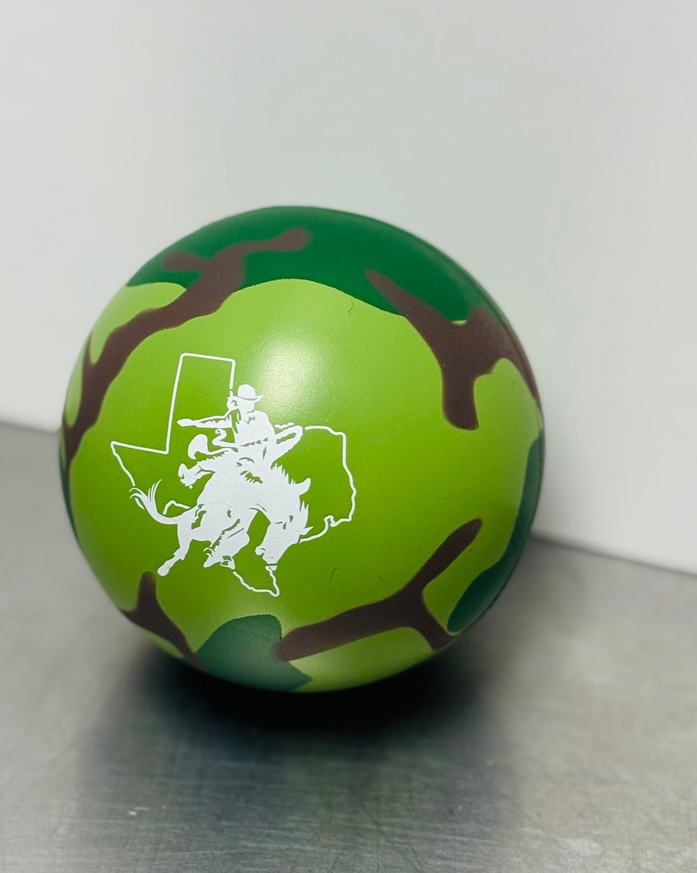 Camouflage Round Stress Ball