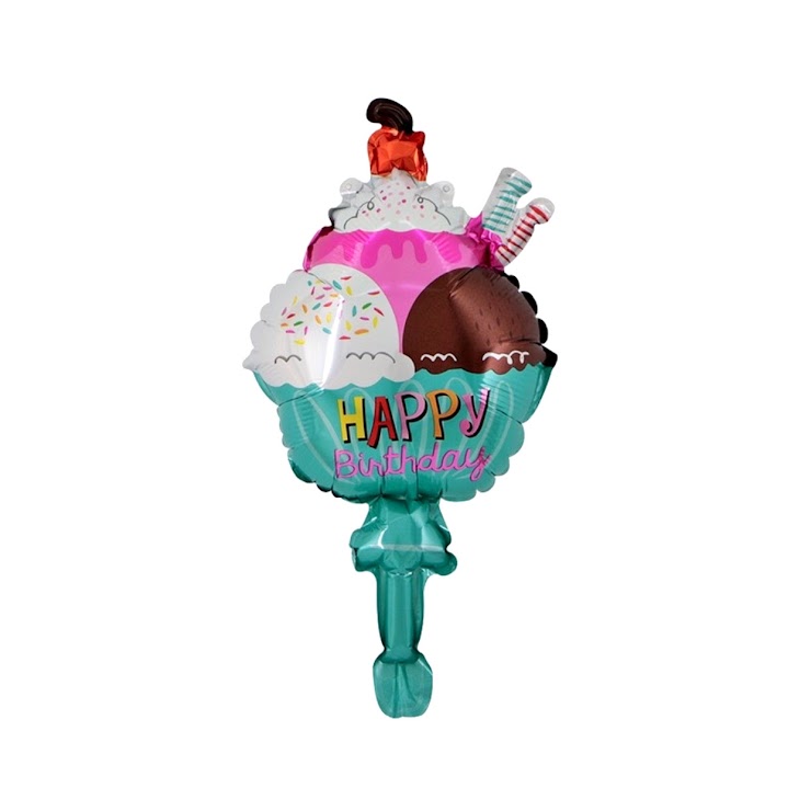 Mini Ice Cream Foil Balloon