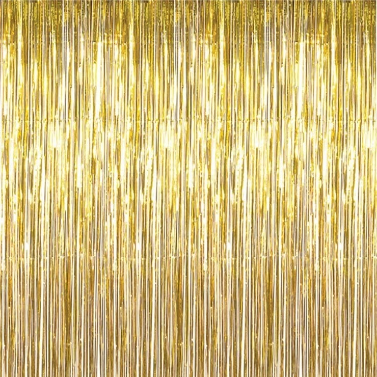 Gold Foil Curtains 