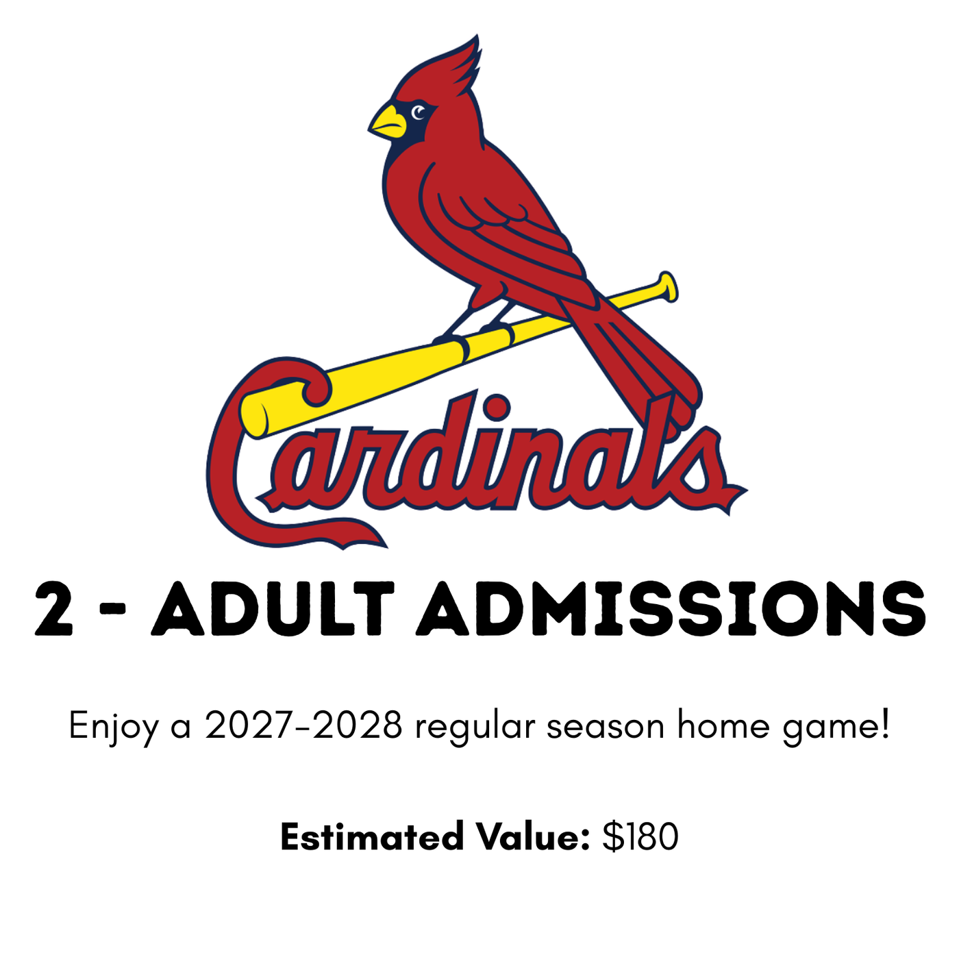 St. Louis Cardinals MBL Game – 2 Tickets
