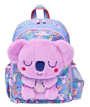 Smiggle Preschool Bag - A45 Blue Furry Koala (RSP $54.95-72.95) GB Price $32.95