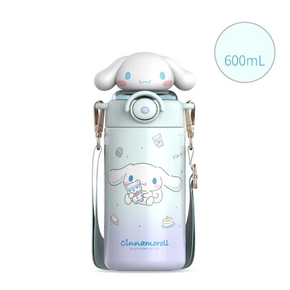 3D Cartoon 600ml thermal flask - Cinnamoroll $17.99