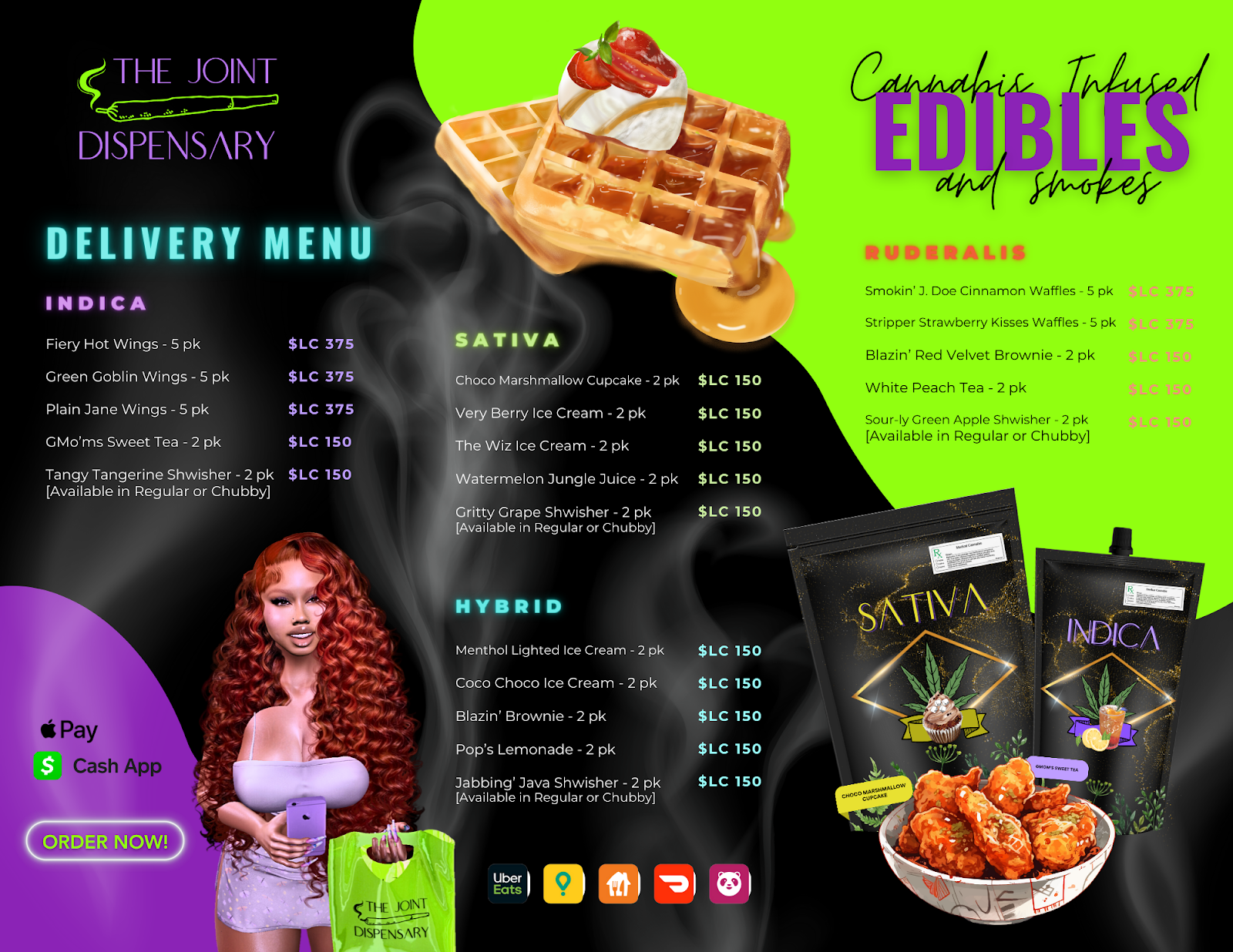 DOWNLOAD our Delivery Menu