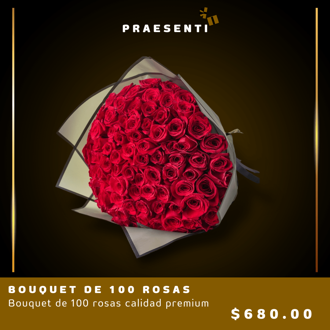 BOUQUET DE 100 ROSAS