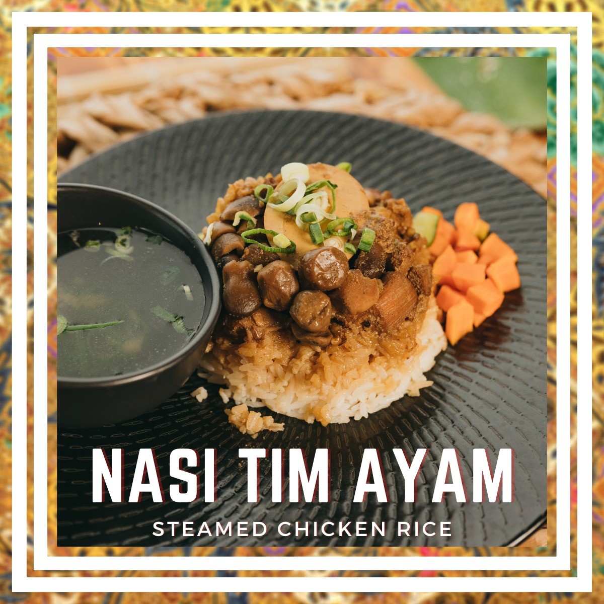 Enjoy Mie - Nasi Tim Ayam Jamur