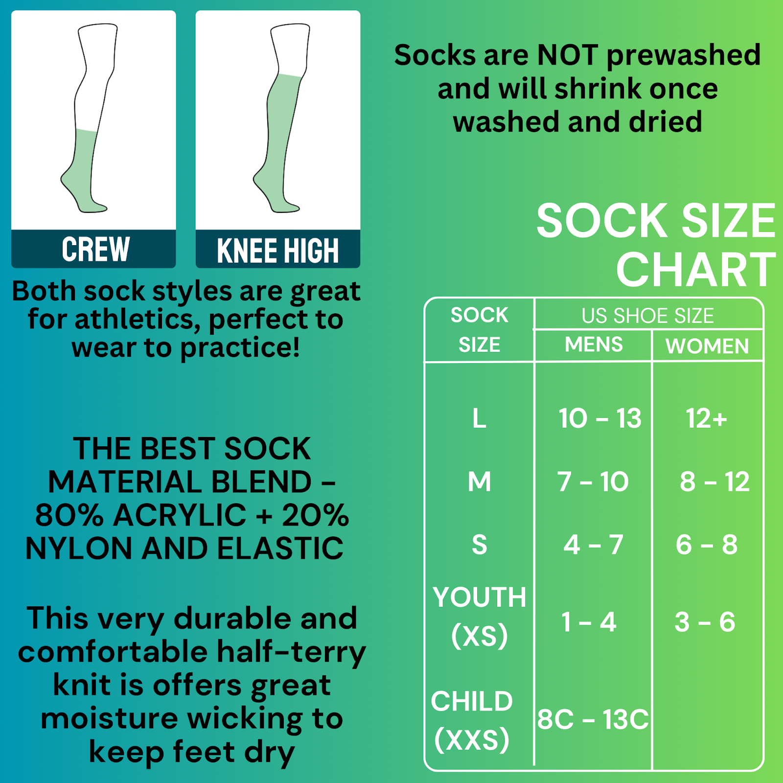 Style & Sizing Reference