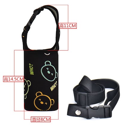 Water bottle Bag - Black Bears (S) $3.68