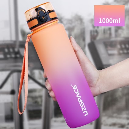 Sports Bottle - 1000ml Orange/Purple $23.80