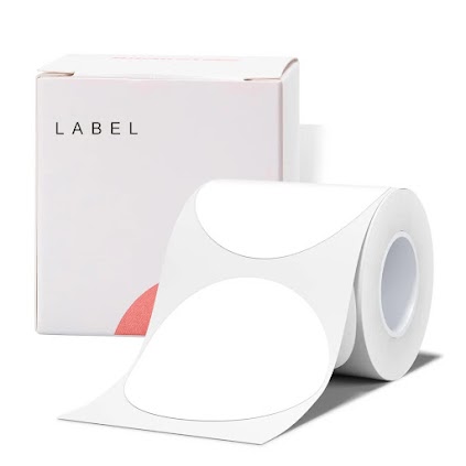 Niimbot label: White Round 51x51mm $5.99