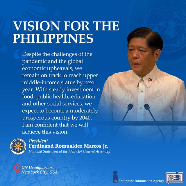 VISION FOR THE PHILIPPINES 
    GOBAL ECONOMY GROWTH 