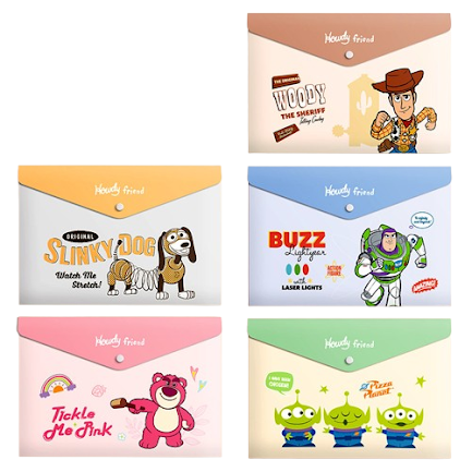 Button folders (Set of 5) - Toy story $4.99