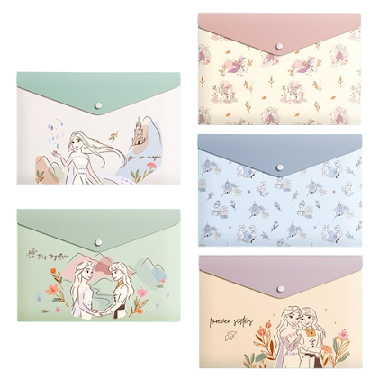 Button folders (Set of 5) - Frozen $4.99