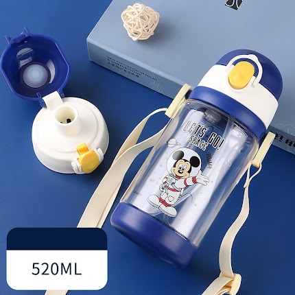 Dual caps water bottle - Mickey $11.90