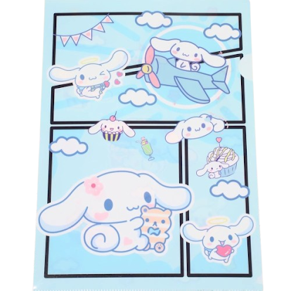 A4 L-shape folder - Comic Cinnamoroll $1.20