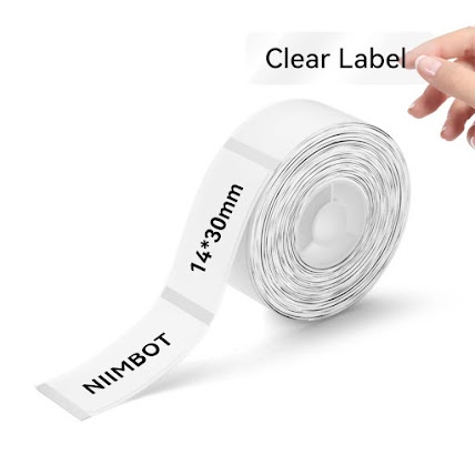 Niimbot label: Transparent 14x30mm $8.89