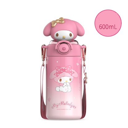 3D Cartoon 600ml thermal flask - Melody $17.99