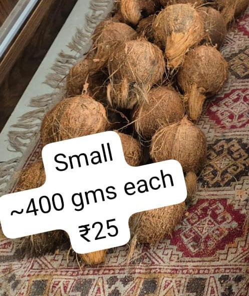 Coconut - Small - 25rs per piece