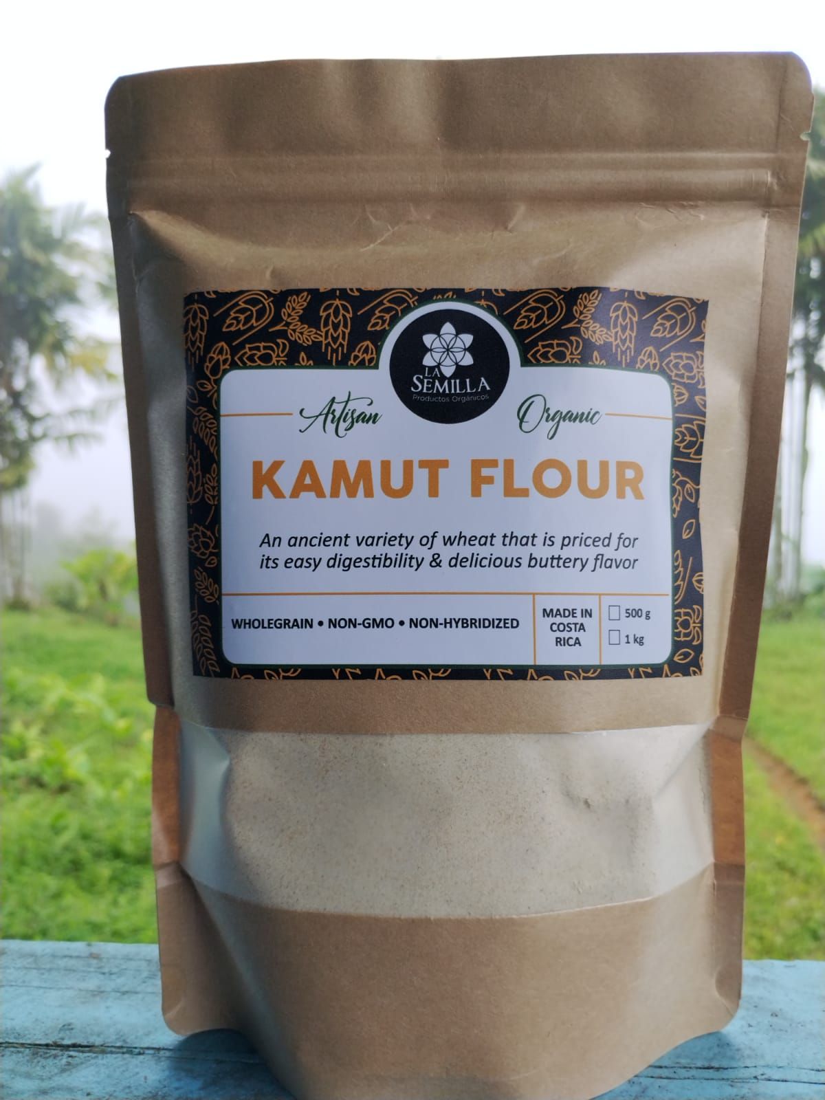 Harina de Kamut Organica y Artesanal 700g (Organic Kamut Flour 700g)